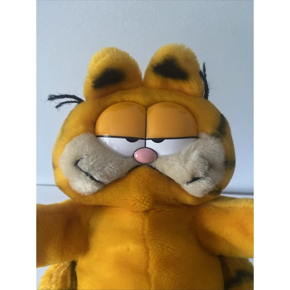 Garfield Cat Puppet 12 Inch Stuffed Plush Doll Figure Toy VTG Show Movie Dakin - Picture 3 of 9